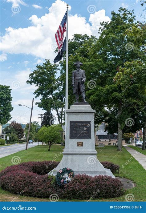 Warren, Pennsylvania, USA August 20, 2022 the Statue for Col Joseph ...