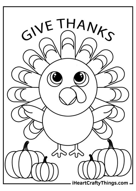 40 Turkey Coloring Pages (Free Printables For Thanksgiving)