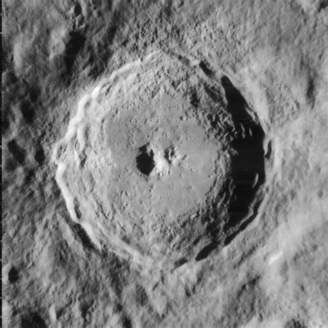 Moon Crater Tycho - Moon Crater Tycho