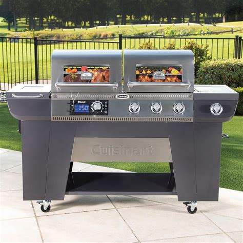 Cuisinart Twin Oaks Dual Function Pellet and Propane Gas Grill - Walmart.com in 2021 | Gas grill ...