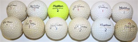 Lot Detail - Lot of Twelve: Jack Nicklaus Vintage Golf Balls