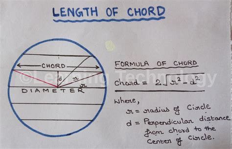 How To Calculate Length Of Chord For Circle - Construction Encyclopedia