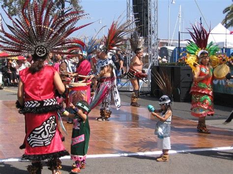 Dancers of all ages participate in several ancient Aztec dances, including a Rain Dance ...