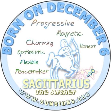 December 6 Zodiac Horoscope Birthday Personality - SunSigns.Org