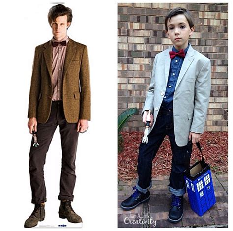 Just A Little Creativity: DIY Eleventh Doctor Dr Who Costume and Tardis Candy Box