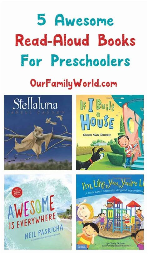 5 Awesome Read-Aloud Books For Preschoolers