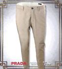 PRADA Men's Khaki Brown Regular-Fit Lightweight Chinos Trousers Pants ...