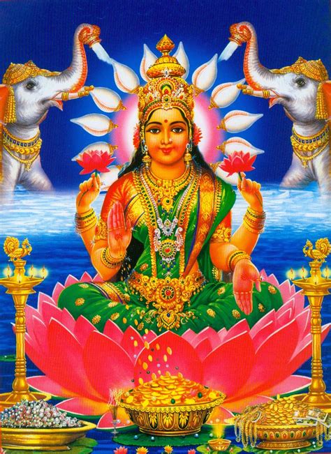 Goddess Lakshmi Pictures for Mobile Wallpaper