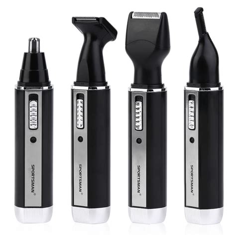 Rechargeable nose hair trimmer beard trimmer for men ear face nose hair ...