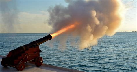 Firing a 17th century Ship’s Cannon: the Smithsonian blasts a 9 pound ...