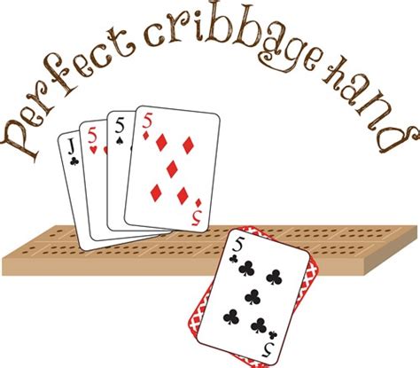 Cribbage Hand Line Art