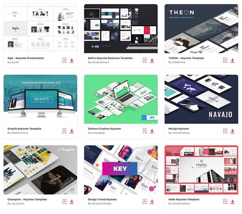 30+ Best Free Keynote Templates - Do a Website