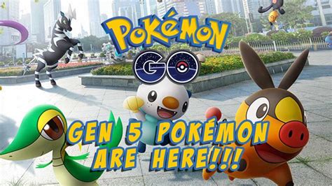 Gen 5 Pokémon Available Today in Pokemon Go - NRM Streamcast™