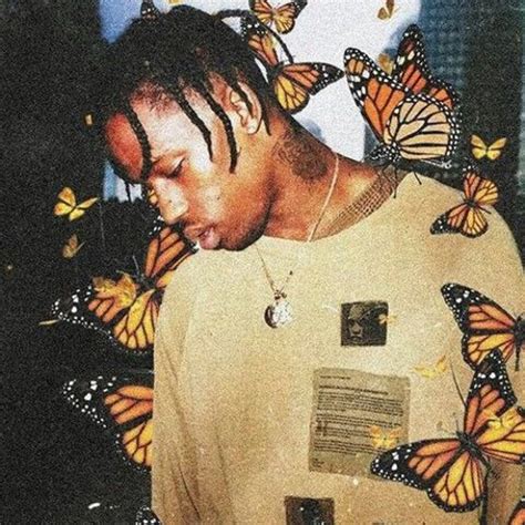 Travis Scott Butterfly Effect Album Art White/black Unisex | Etsy