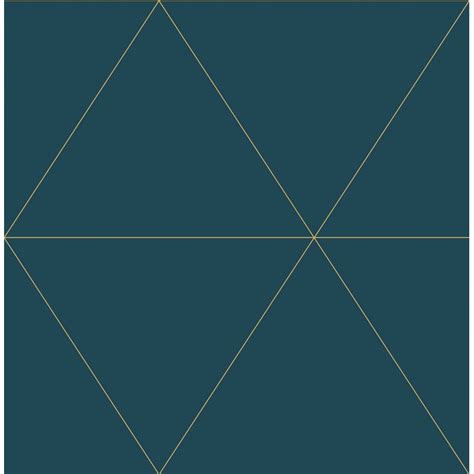 2763-24228 - Twilight Teal Geometric Wallpaper - Discount Wallcovering