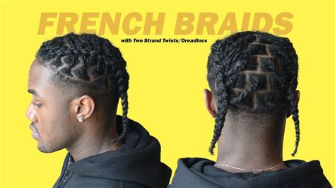 Two Braids Hairstyles Black Men