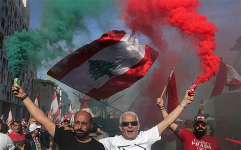 Diverse Lebanon protesters unite to celebrate 'real' independence day ...