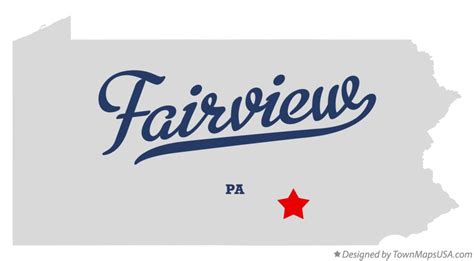 Map of Fairview, York County, PA, Pennsylvania