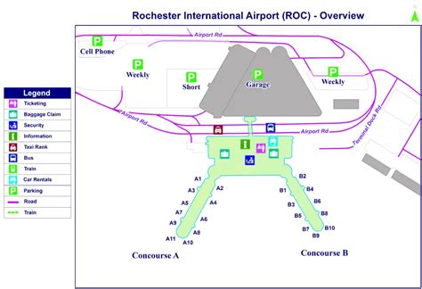 Direct (non-stop) flights from Greater Rochester International Airport ...