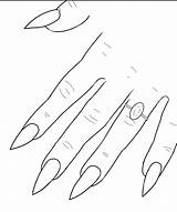 Pin By Nancy Nails ShickBoutik On Dibujo Uñas  Printable nail Art sketch template