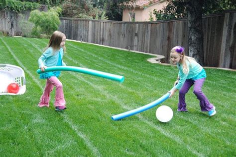 7 Outdoor Pool Noodle Games