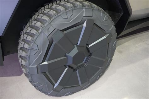 A close look at Tesla Cybertruck’s monster wheels - Top Tech News