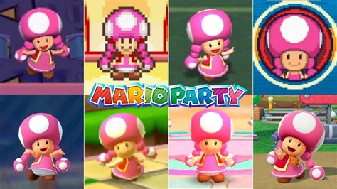 Evolution Of Toadette In Mario Party Games [2004-2018] - YouTube