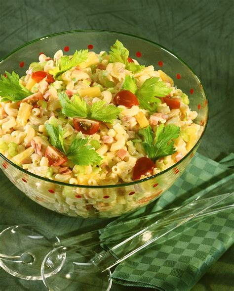 Pasta Salad with Ham and Pineapple recipe | Eat Smarter USA