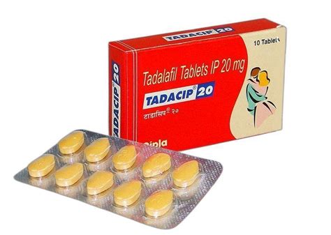 Tadacip 20 Mg (Pack of 10 Tablets) at Rs 40/box | Sarthana Jakatnaka | Surat | ID: 2850345099762