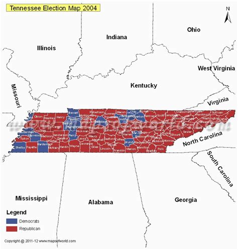 Political Map Of Tennessee | secretmuseum