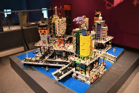 LEGO fans create massive cyberpunk mega-city with skyscrapers and river