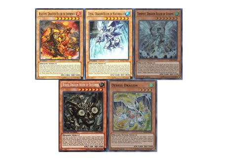 Yugioh Dragon Ruler Budget Deck Tempest Redox Tidal - Etsy