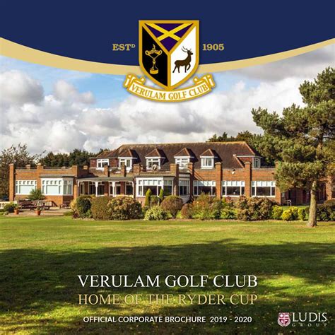 Verulam Golf Club Official Corporate Brochure 2019 - 2020 by Ludis - Issuu