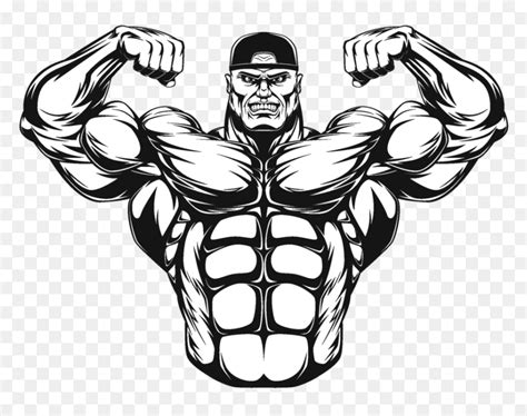 Body Builder Png - Bodybuilder Illustration, Transparent Png - vhv