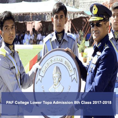 PAF College Lower Topa Admission 8th Class 2017-2018 | JobsinPakistan