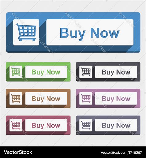 Buy now button Royalty Free Vector Image - VectorStock