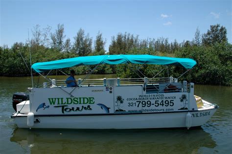 Cocoa Beach Manatee Watch (Wildside Tours) offers a 2 hour nature boat cruise through the lush ...