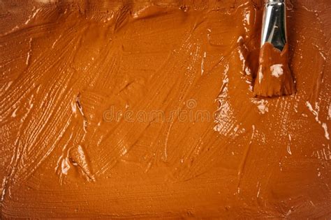 Brown Paint Texture on Wall Stock Photo - Image of layer, backdrop ...