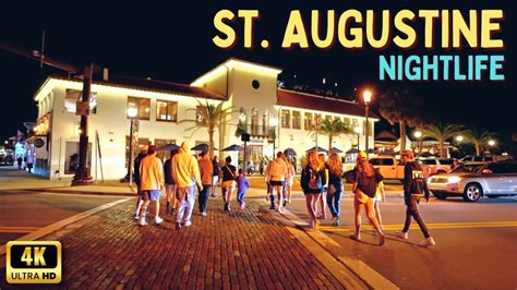 St Augustine Florida, Nightlife in a Beautiful City - YouTube