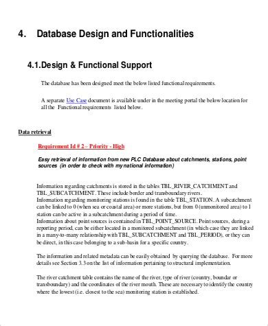 High Level Design Document Template Software Development