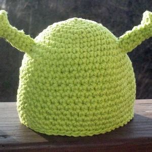 Shrek Inspired Hat, Crochet Pattern - Etsy