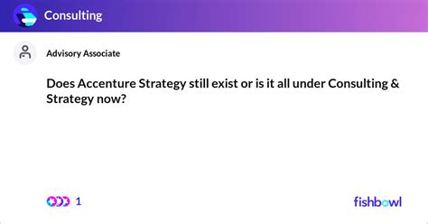 Does Accenture Strategy still exist or is it all u... | Fishbowl