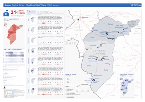 Sudan: Central Darfur - Who Does What Where (3Ws) as of May 2016 ...