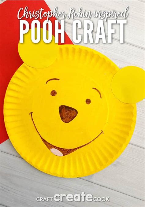 Christopher Robin Inspired Pooh Bear Craft - Craft Create Cook