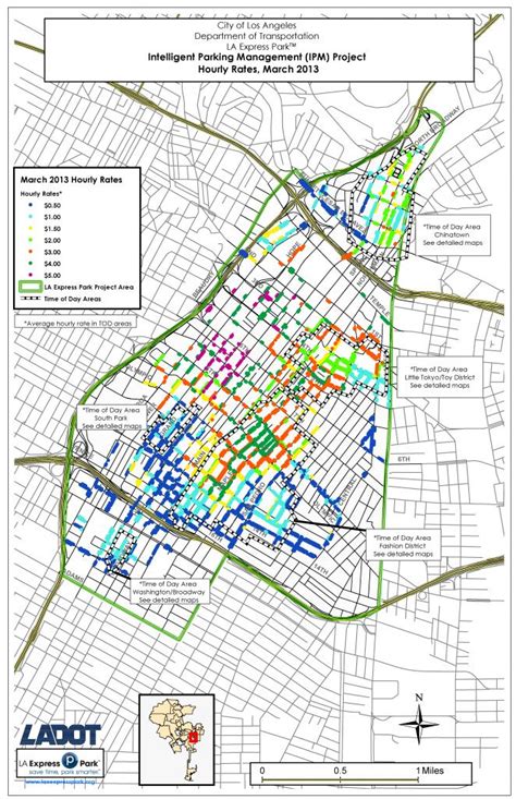 Los Angeles Parking Hot Zones Map