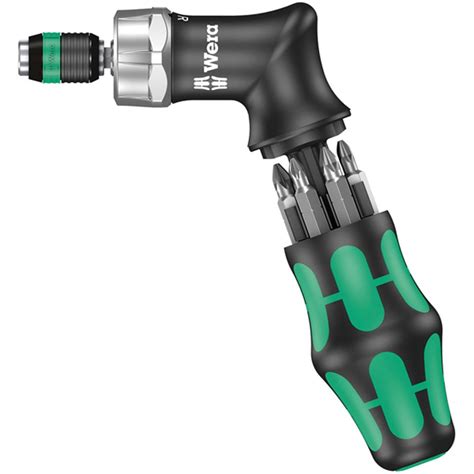 Wera 05051030001 Kraftform Kompakt Pistol RA Ratchet Screwdriver with Bits available online ...