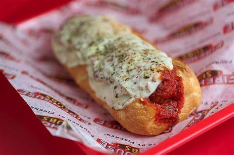 Description of . The Firehouse Meatball sub is photographed at Firehouse Subs in Fremont, Calif ...