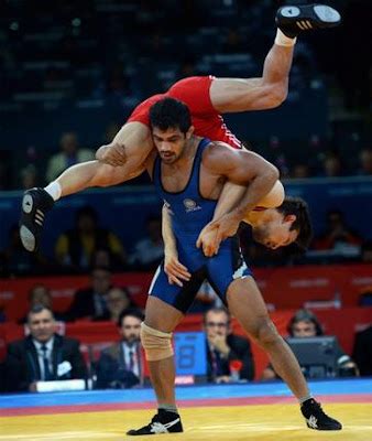 India-at-London-2012-Olympics: Sushil Kumar:Silver 66kg Wrestling Men