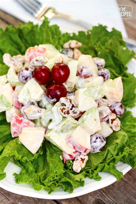 Waldorf Salad with Crunchy Apples and Grapes | Favorite Family Recipes