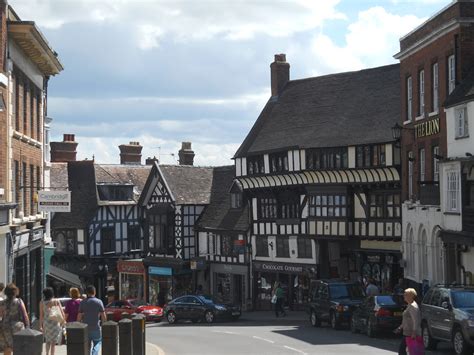 The beautiful and interesting timber-framed buildings of Shrewsbury, in the English county of ...